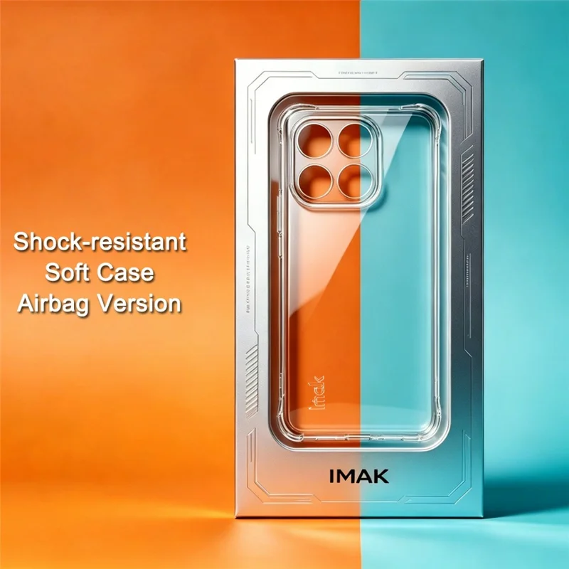 IMAK Für Xiaomi 17 Max Tasche TPU Handyhülle Airbag Stoßfest Schutz – Transparent