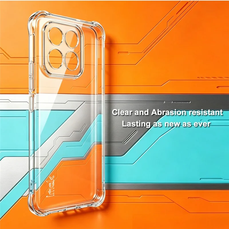 IMAK Für Xiaomi 17 Max Tasche TPU Handyhülle Airbag Stoßfest Schutz – Transparent