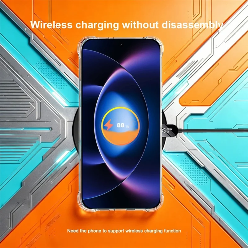 IMAK Für Xiaomi 17 Max Tasche TPU Handyhülle Airbag Stoßfest Schutz – Transparent