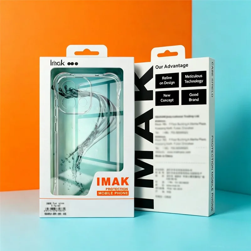 IMAK Für Xiaomi 17 Max Tasche TPU Handyhülle Airbag Stoßfest Schutz – Transparent