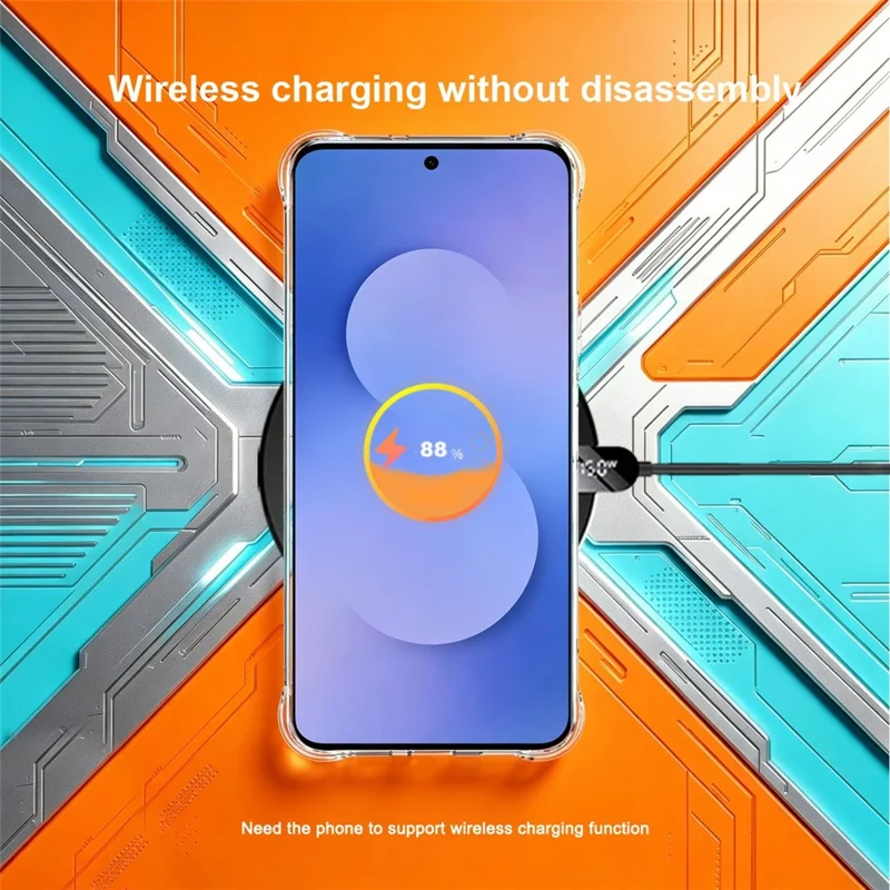 IMAK для Samsung Galaxy S26 FE чехол TPU прозрачный защитный ударопрочный с воздушной подушкой