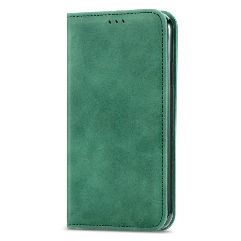 For Sony Xperia 1 VIII Leather Case with Card Holder Magnetic Absorption Phone Cover - Green