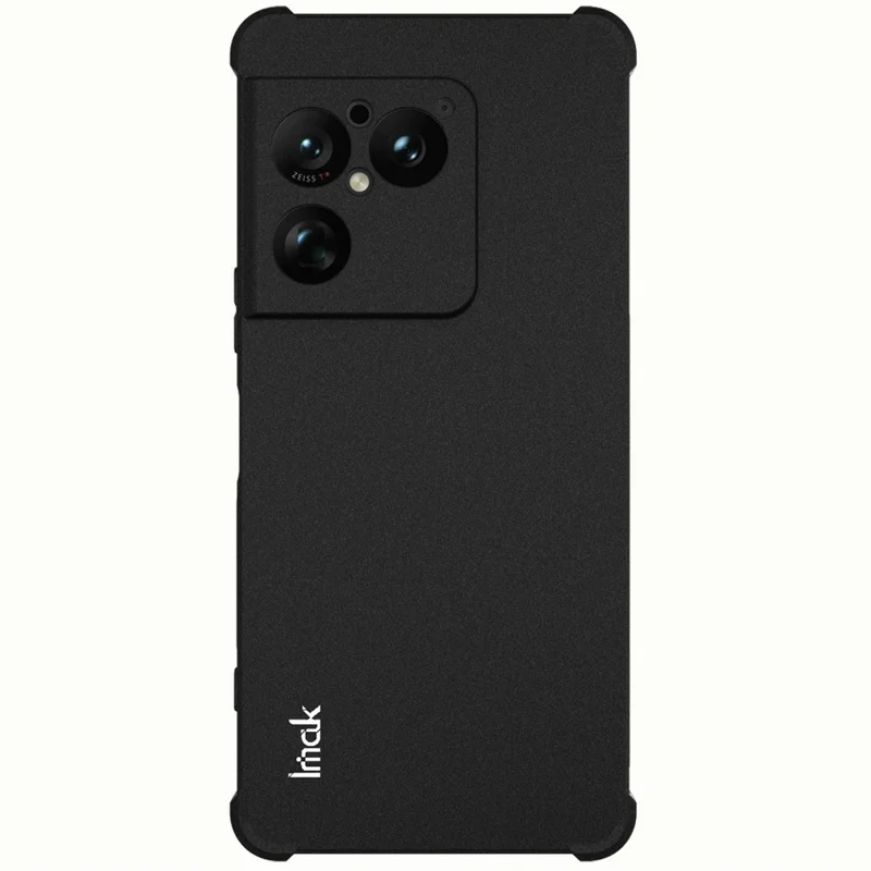 IMAK Für Sony Xperia 1 VIII Tasche TPU Handyhülle Airbag Stoßfest Schutz - Matt Schwarz