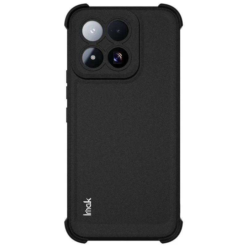 IMAK Für Xiaomi 17 Max Tasche TPU Handyhülle Airbag Stoßfest Schutz – Matt Schwarz