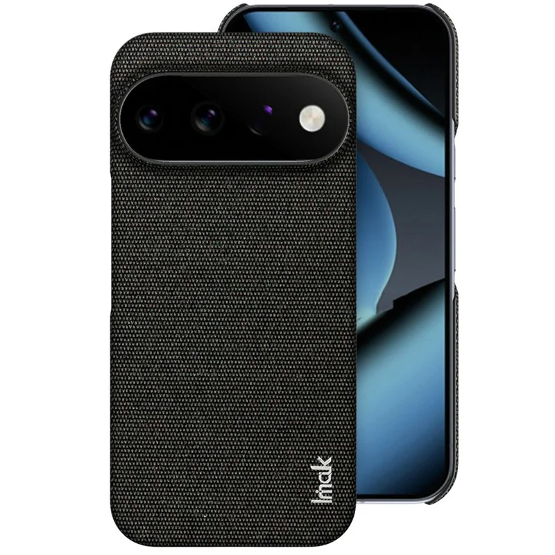 Серия IMAK Ruiyi для Google Pixel 11 Pro / чехол для Pixel 11, текстура ткани, кожа + поликарбонат, задняя крышка для телефона - черный