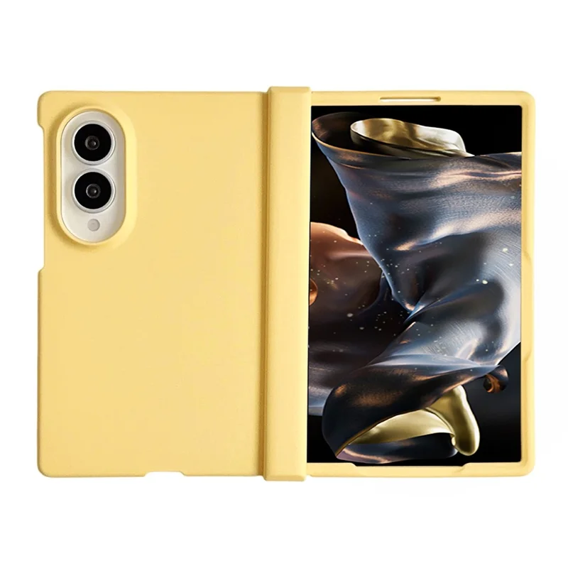Voor Samsung Galaxy Z Fold8 Hoes Beschermfolie Scharnier - Gele Haptische PC Telefoonhoes