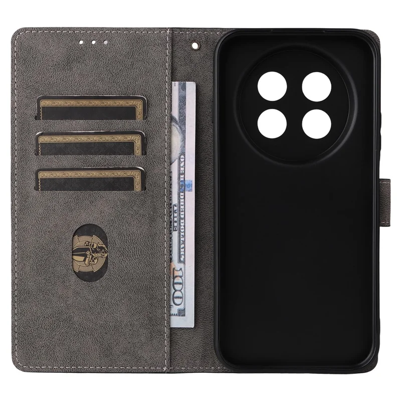 Für Huawei nova 15 Max / Enjoy 90 Pro Max Brieftaschenhülle mit RFID-Schutz, PU-Leder-Handyhülle mit Ständer und Riemen - Lila