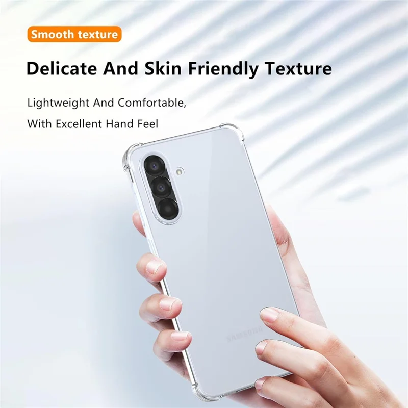 Für Samsung Galaxy A17 5G / A17 4G Hülle TPU + Acryl Handyhülle mit 2 Stück gehärtetem Displayschutzglas - Transparent