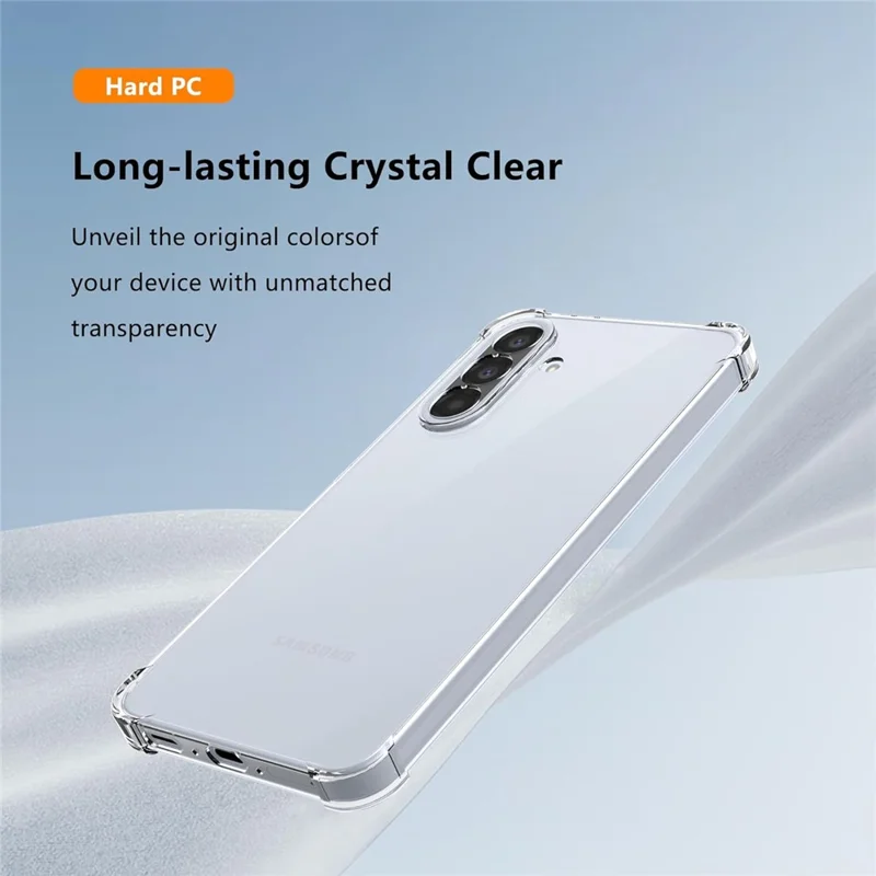 Custodia per Samsung Galaxy S25 FE TPU + Copertura in Acrilico con 2 Pellicole Protettive in Vetro Temperato - Trasparente