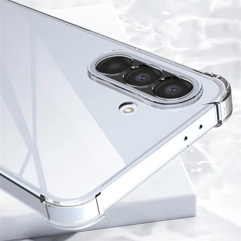 Custodia per Samsung Galaxy S25 FE TPU + Copertura in Acrilico con 2 Pellicole Protettive in Vetro Temperato - Trasparente