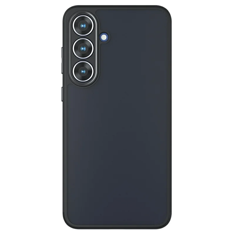 For Samsung Galaxy S26 FE Case Skin-Touch TPU + PC Matte Phone Back Cover - Transparent Black - 2