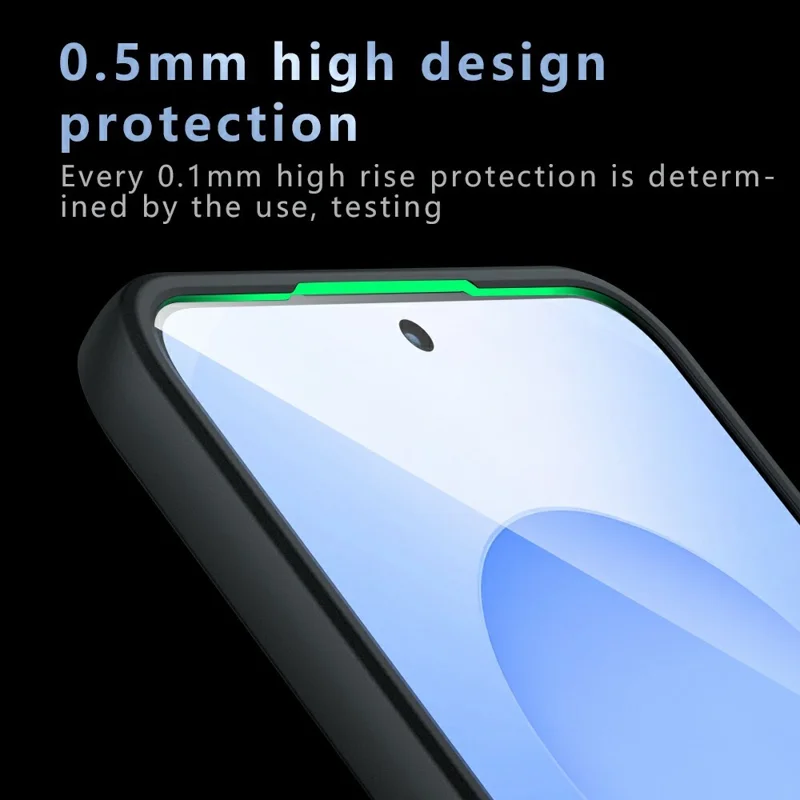 For Samsung Galaxy S26 FE Case Skin-Touch TPU + PC Matte Phone Back Cover - Transparent Black - 7