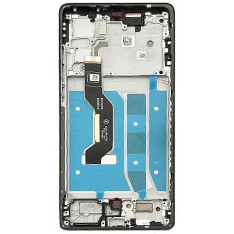 OEM-сборка S-экрана OLED и цифрового преобразователя + рамка для Motorola Moto G85 5G (без логотипа) — серый цвет