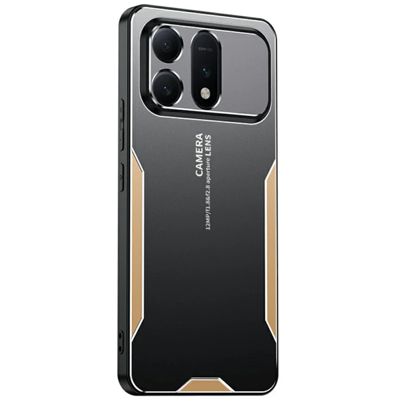 Чехол для Honor Win Turbo 5G Алюминиевый сплав TPU Пластик Задняя панель - Золотой