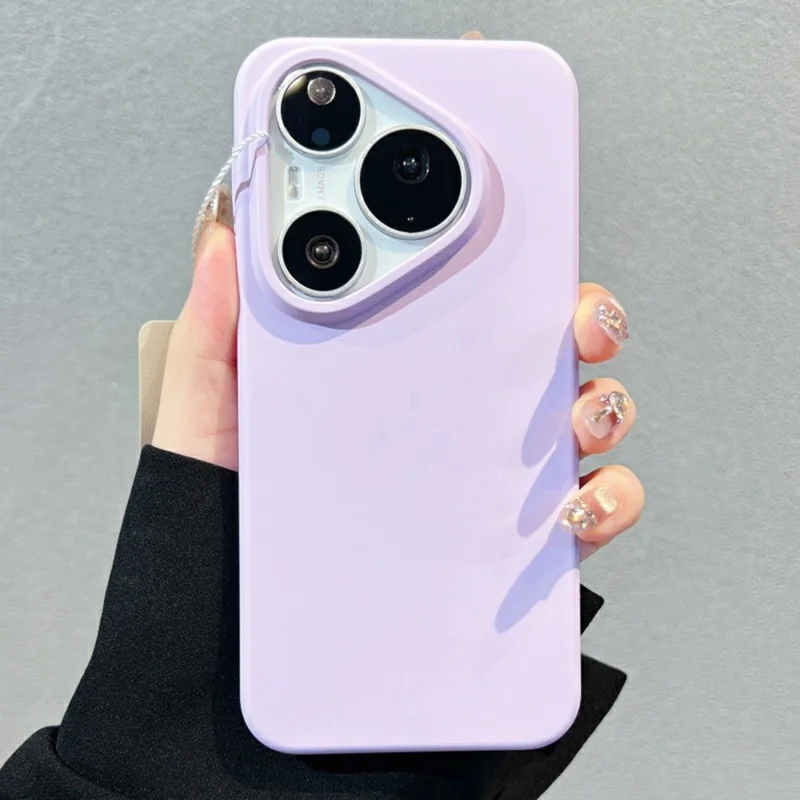 For Huawei Pura 90 Pro Case Skin-Friendly Liquid Silicone + PC Phone Cover - Light Purple - Light Purple