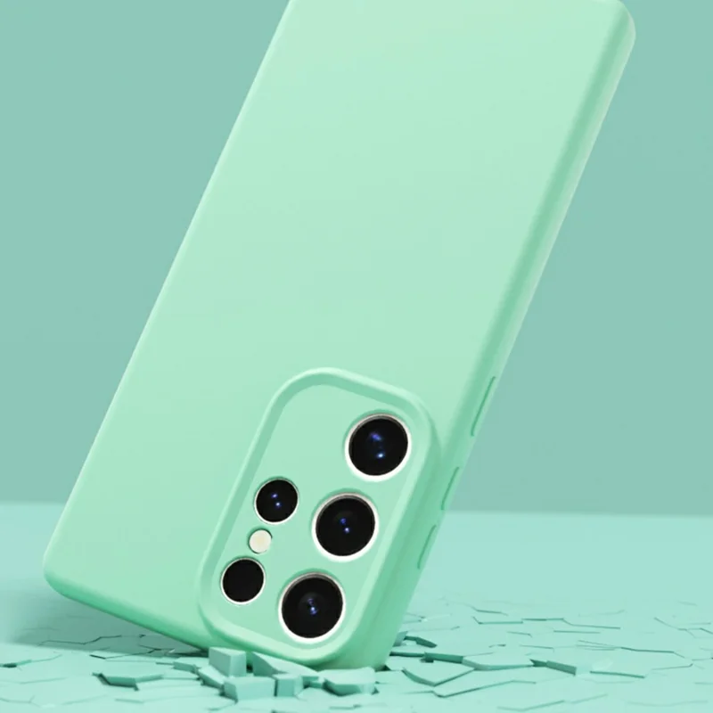YCADEN For Samsung Galaxy S26 Ultra Magnetic Case Precise Cutouts TPU Phone Back Cover - Grass Green - 5
