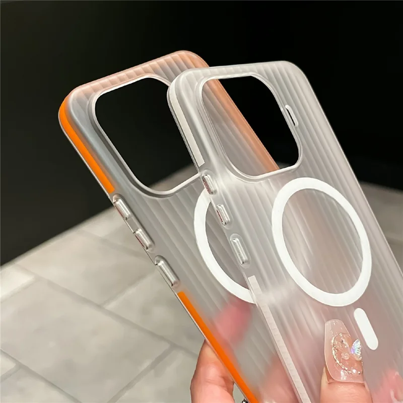 Чехол с магнитом для телефона Xiaomi 17T Pro, матовый, с текстурой, ударопрочный защитный чехол из поликарбоната — черный