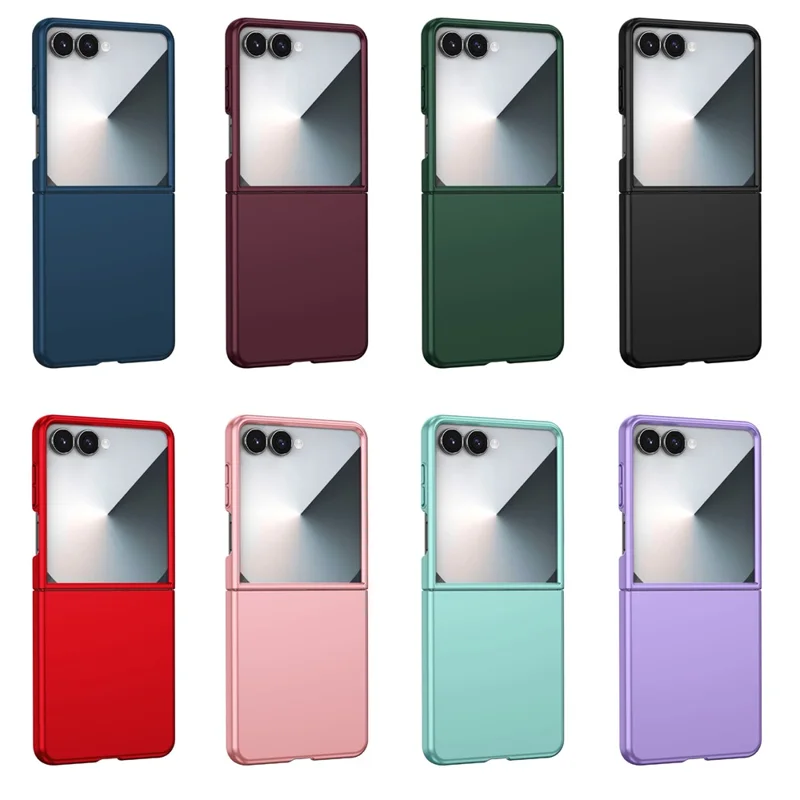 For Samsung Galaxy Z Flip7 5G Case Hard PC Folding Phone Protective Cover - Pink