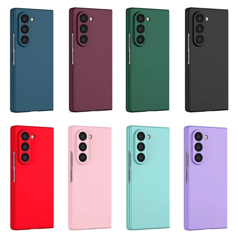 Чехол для Samsung Galaxy Z Fold6 5G, жесткий защитный чехол из поликарбоната для складного телефона — розовый
