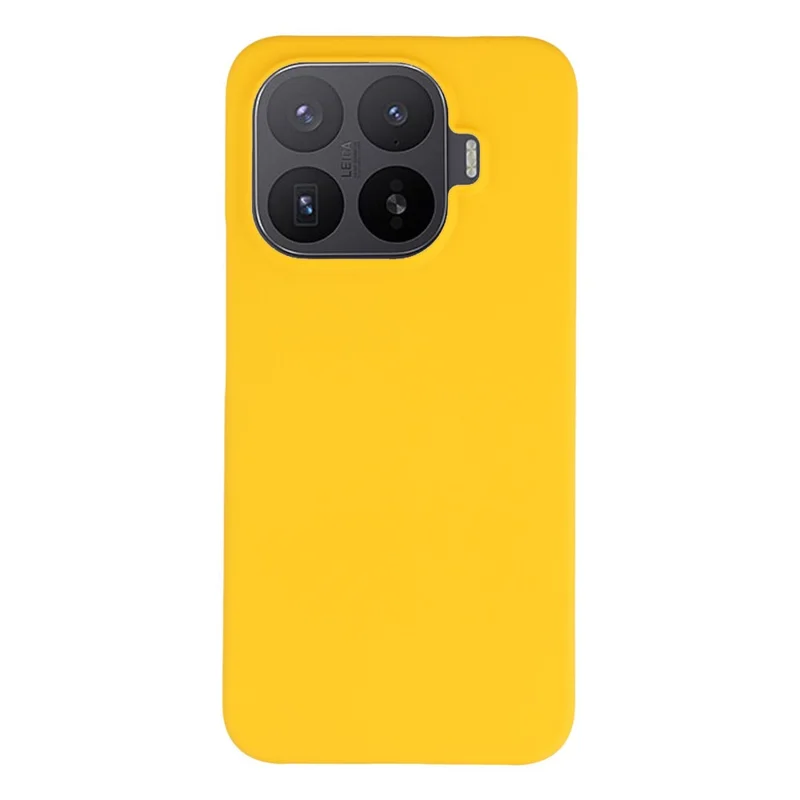 For Xiaomi 17T Pro Case Hard PC Drop Proof Frosted Minimalist Phone Cover - Yellow