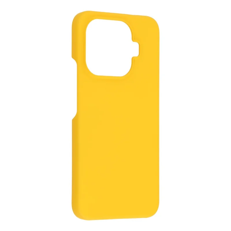 For Xiaomi 17T Pro Case Hard PC Drop Proof Frosted Minimalist Phone Cover - Yellow