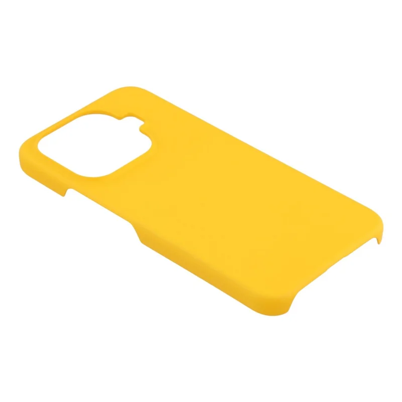 For Xiaomi 17T Pro Case Hard PC Drop Proof Frosted Minimalist Phone Cover - Yellow