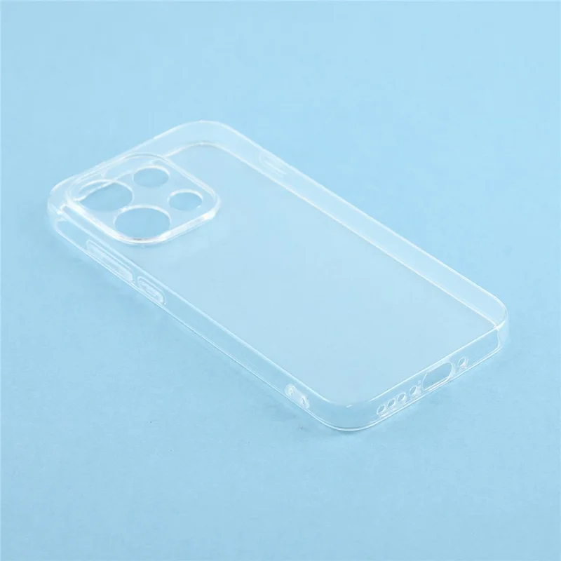 For Oppo Reno16 5G (Global) Back Cover Ultra Thin Flexible TPU Clear Phone Case - Transparent