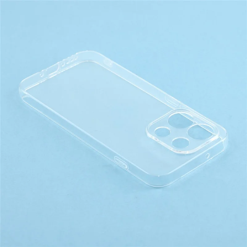 For Oppo Reno16 5G (Global) Back Cover Ultra Thin Flexible TPU Clear Phone Case - Transparent
