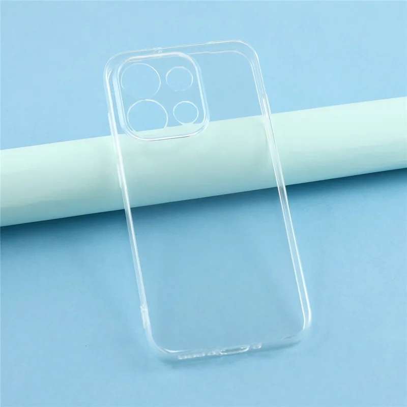 For Oppo Reno16 5G (Global) Back Cover Ultra Thin Flexible TPU Clear Phone Case - Transparent