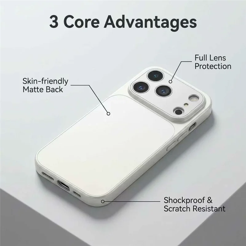 Für iPhone 17 Pro Hülle PU-Leder + PC + TPU Gradient Anti-Fingerprint Matt Rückseite - Orange