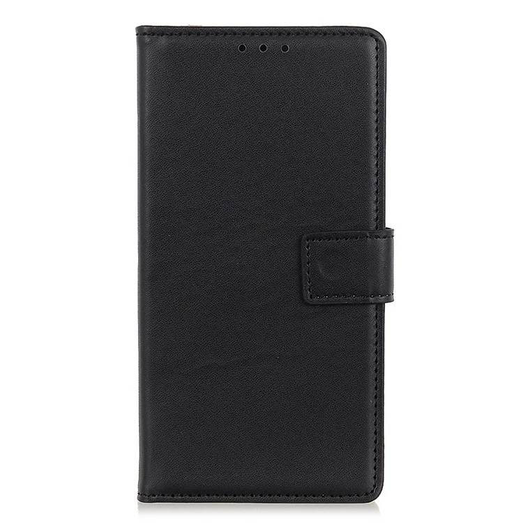Para Samsung Galaxy A34 5G Anti-scratch PU Leather Cell Phone Cover Stand Wallet Smartphone Case - Negro