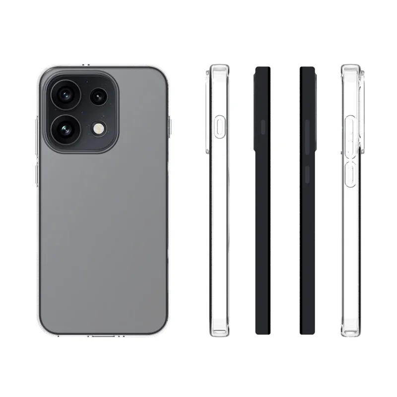 Compra al por mayor de funda para Oppo Reno16 5G (Global) resistente a marcas de agua, cubierta trasera transparente de TPU para teléfono
