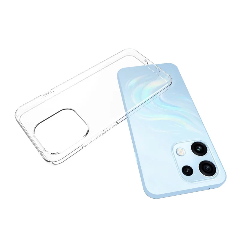 Compra al por mayor de carcasa para Oppo Reno16 Pro 5G (Global) resistente a marcas de agua, cubierta trasera transparente de TPU para teléfono