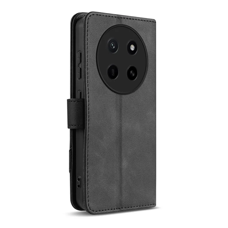 AZNS A2 pour Honor X80 Pro Max 5G Étui en Cuir avec Sangle de Poignet, Portefeuille avec Fonction RFID Bloquant et Support, Housse de Téléphone - Noir