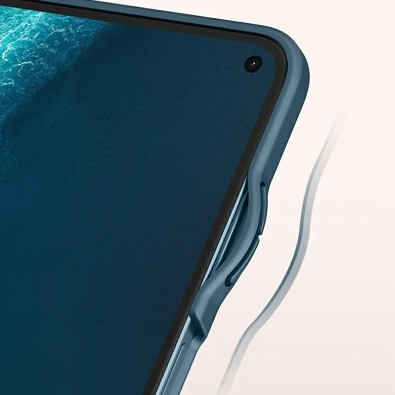 For vivo X Fold6 5G Case PC + TPU Matte Phone Cover with Tempered Glass Screen Protector - Black