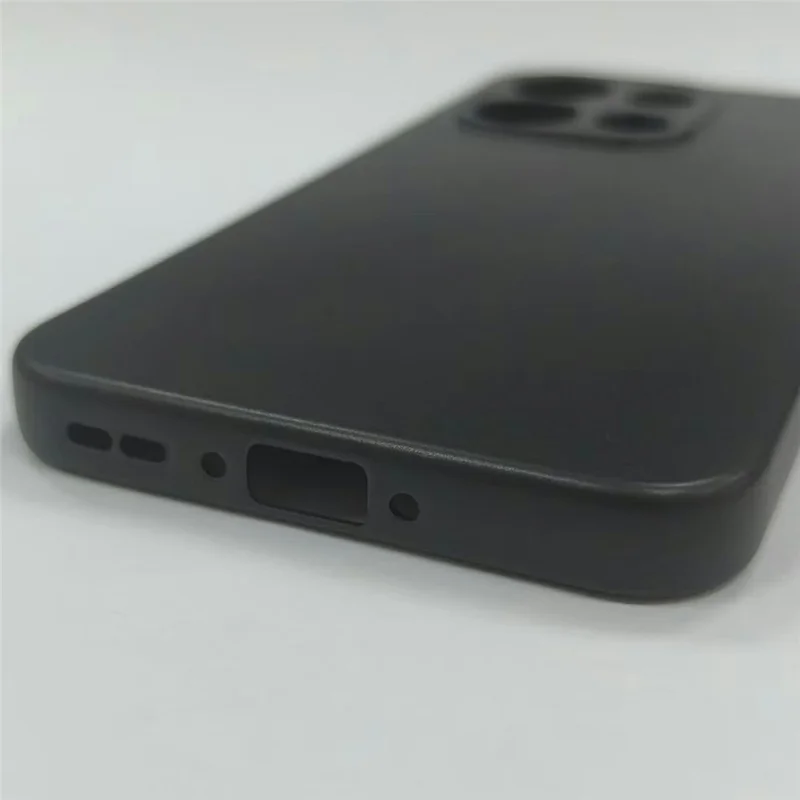 25Pcs For Oppo Reno16 Pro 5G (Global) Case 1.2mm TPU Matte Phone Cover - Black