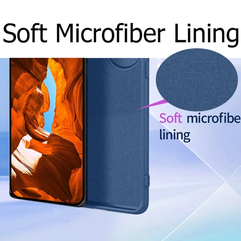 Für Xiaomi 17T Pro Magnetische Hülle Anti-Rutsch Weiche TPU Handy-Rückseite – Blau