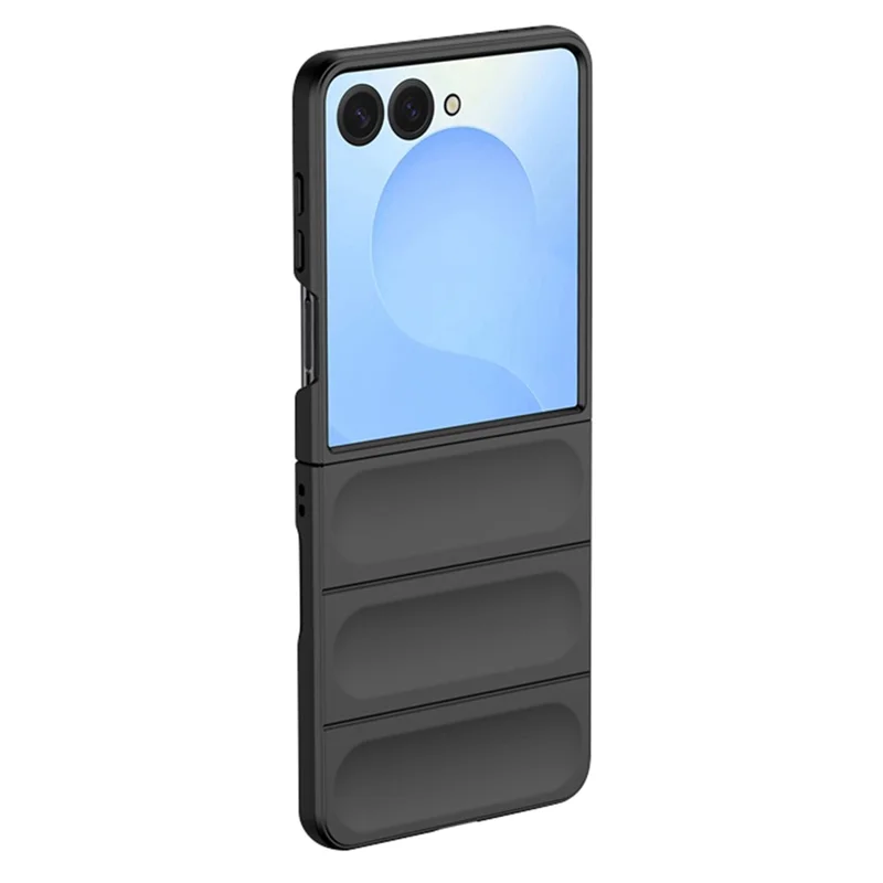 For Samsung Galaxy Z Flip8 Phone Case Anti-Drop PC Rugged Back Cover - Black