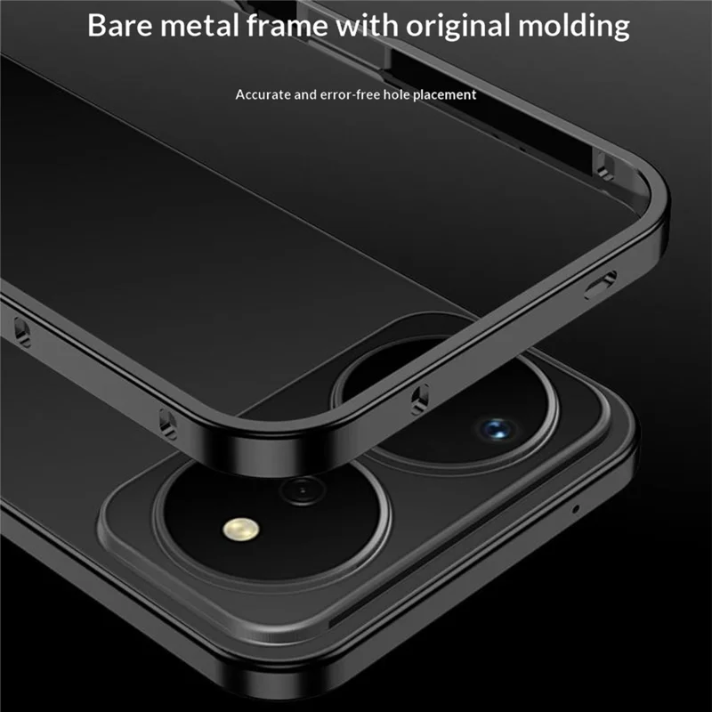 Funda de marco paragolpes para Huawei nova 16 Pro 5G, carcasa con marco metálico y disipación de calor - Negro