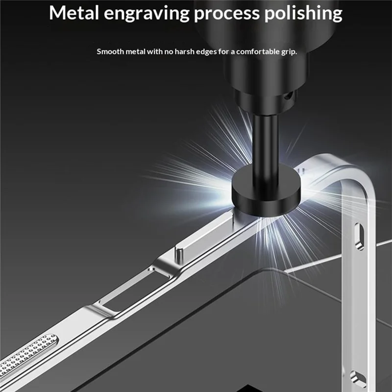Obudowa typu bumper do Huawei nova 16 Ultra 5G z metalową ramką i chłodzeniem - Czarny