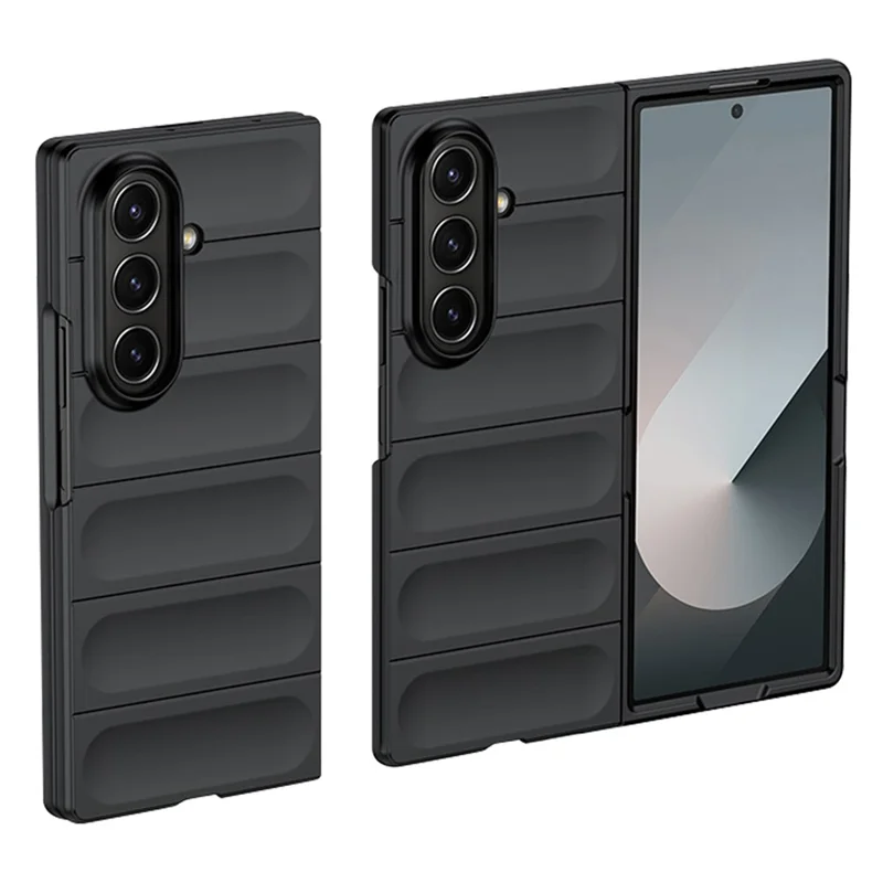For Samsung Galaxy Z Fold8 Ultra Phone Case Anti-Drop PC Rugged Back Cover - Black