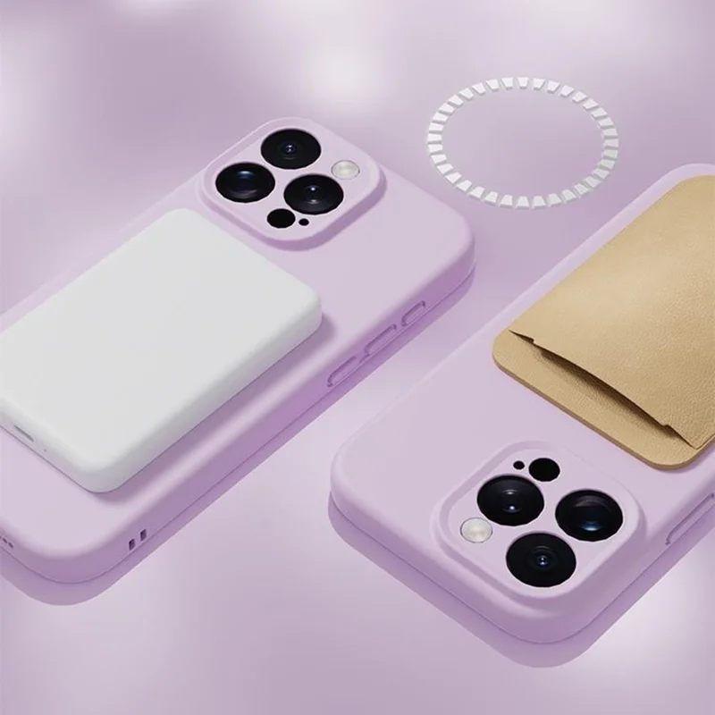 YCADEN Coque Magnétique pour iPhone 16 Pro avec Découpes Précises, Coque Arrière en TPU - Vert Herbe