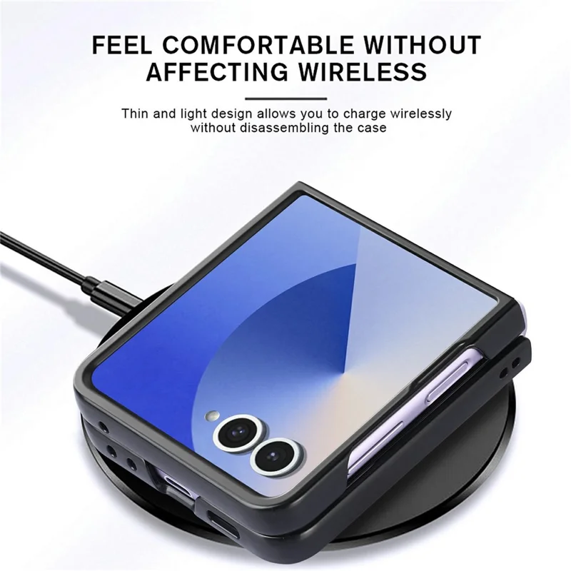 For Samsung Galaxy Z Flip8 Case Shockproof Slim Retro Leather Phone Back Cover - Pink