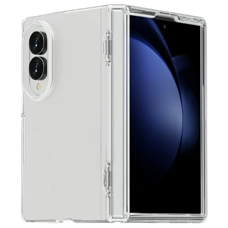 For Samsung Galaxy Z Fold8 Case PC + TPU Shockproof Clear Phone Cover - Transparent