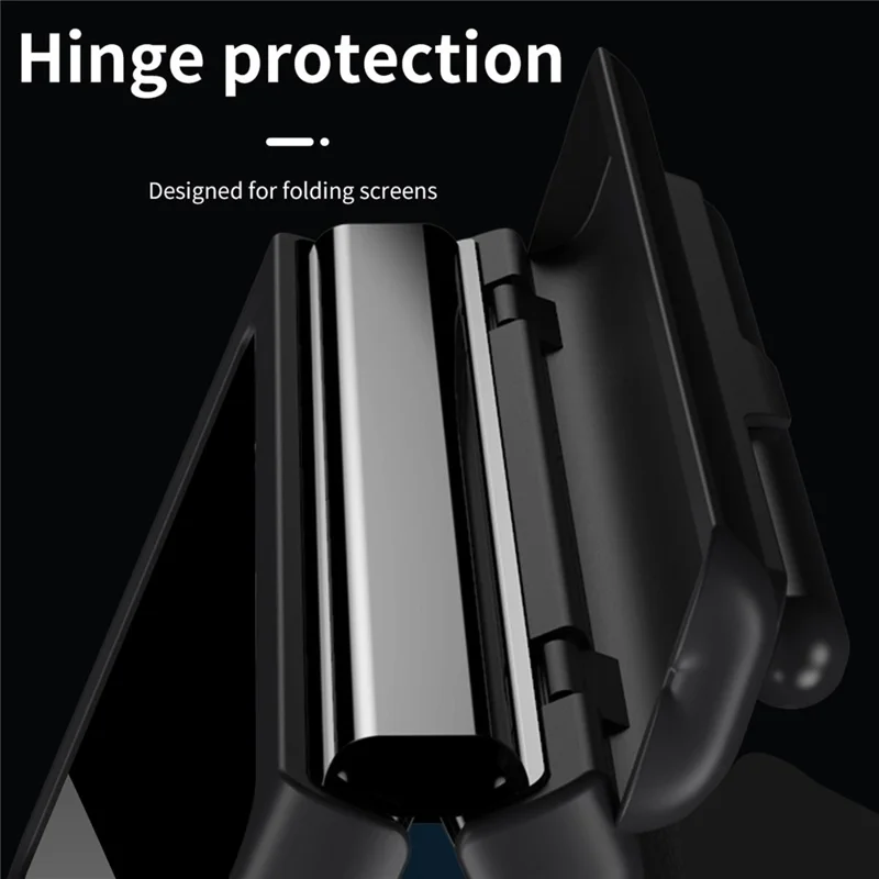 Funda para Samsung Galaxy Z Fold8 Ultra con Soporte Abatible, Protector de Pantalla y Bolígrafo Stylus - Negra, de PC + Cuero PU