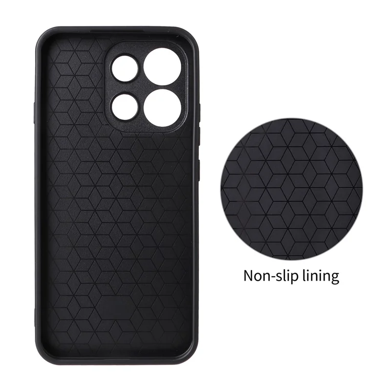 For Oppo Reno16 F 5G  /  Reno16 FS 5G Case Carbon Fiber Texture Leather Coated TPU PC Phone Cover with Metal Ring for Magnetic Car Mount - Orange