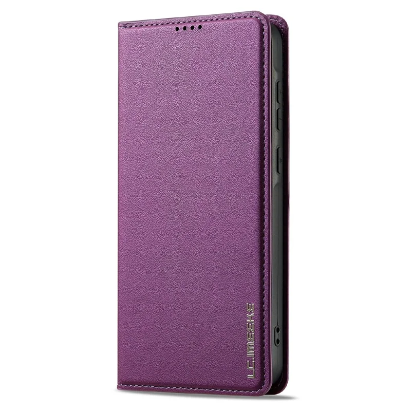 LC.IMEEKE L1 Series for Samsung Galaxy A18 4G Case PU Leather Wallet Stand Protective Phone Cover - Purple