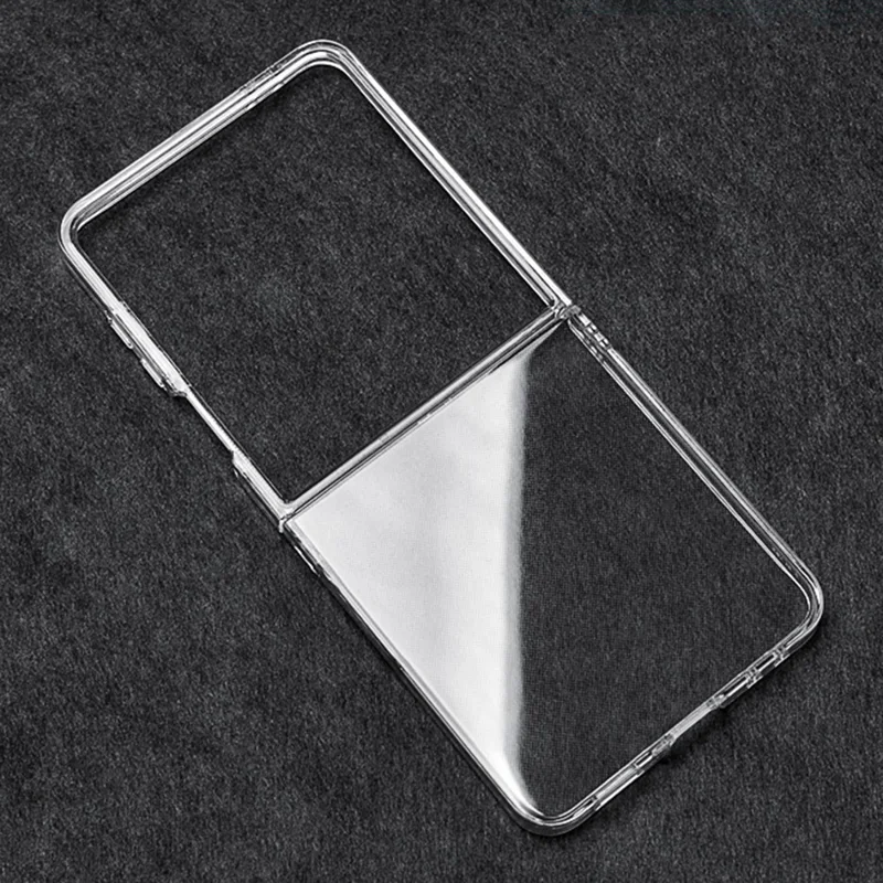 For Samsung Galaxy Z Flip8 Clear Case Anti-Drop Hard PC Phone Cover