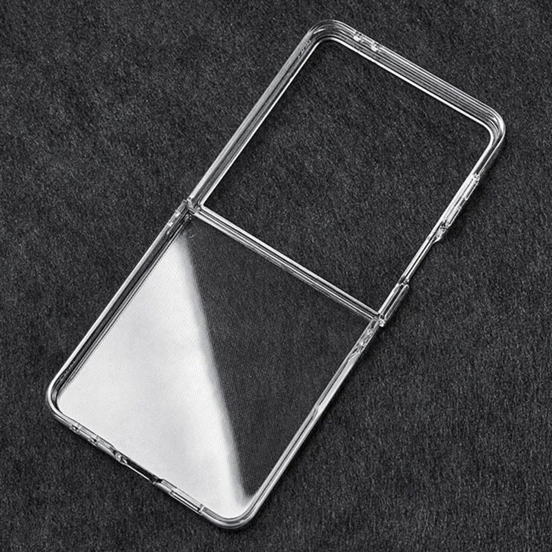 For Samsung Galaxy Z Flip8 Clear Case Anti-Drop Hard PC Phone Cover