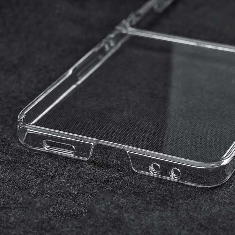 For Samsung Galaxy Z Flip8 Clear Case Anti-Drop Hard PC Phone Cover